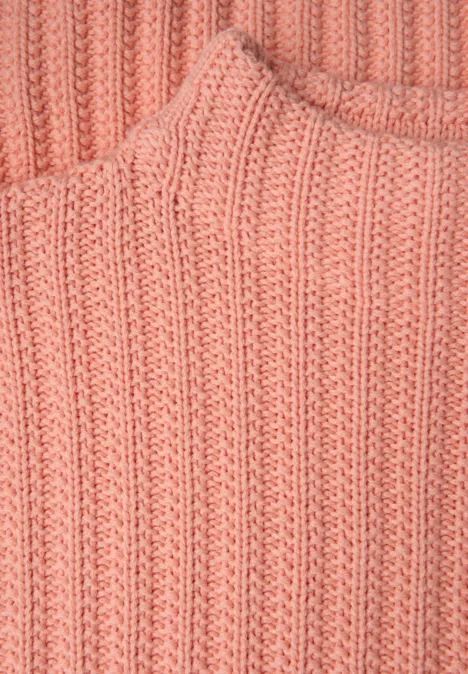 Turtleneck Strukturpullover light apricot Turtleneck Strukturpullover light apricot