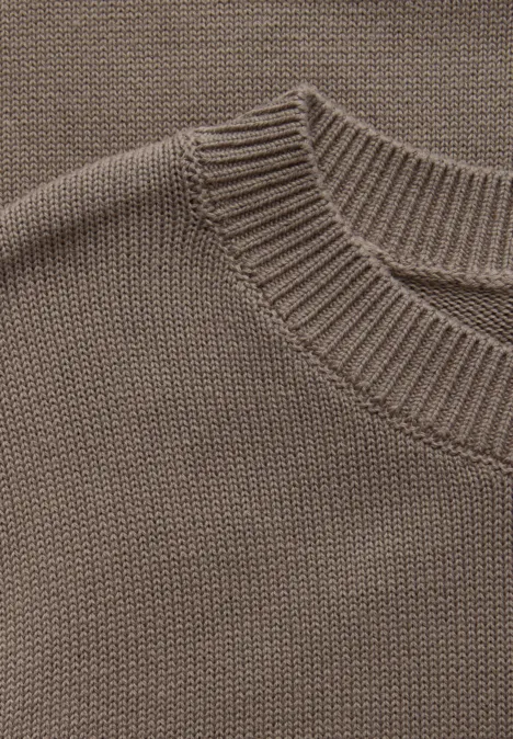 Basic Pullover light terra mocha