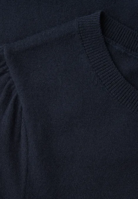 Pullover in Unifarbe shadowed navy
