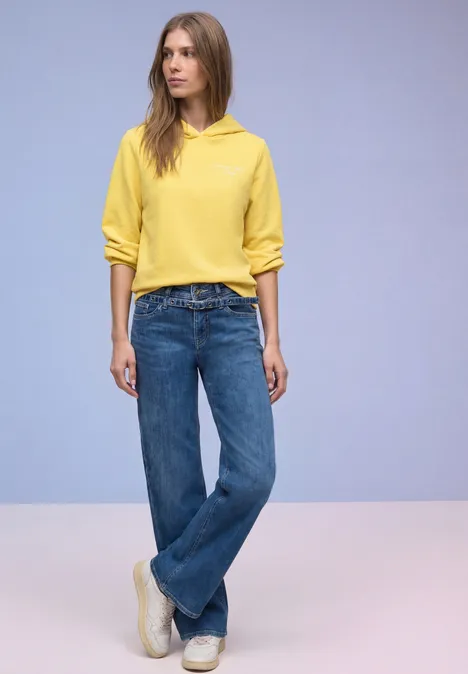 Hoodie mit Backprint bloom yellow Hoodie mit Backprint bloom yellow