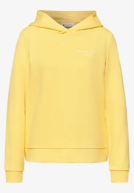 Hoodie mit Backprint bloom yellow Hoodie mit Backprint bloom yellow