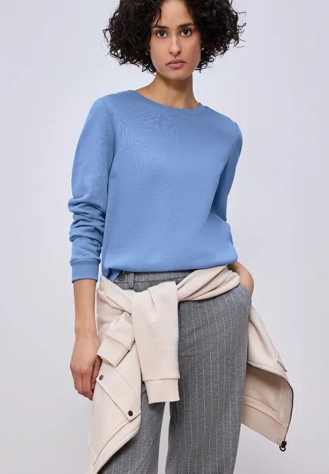 Basic Sweatshirt bonnet blue Basic Sweatshirt bonnet blue