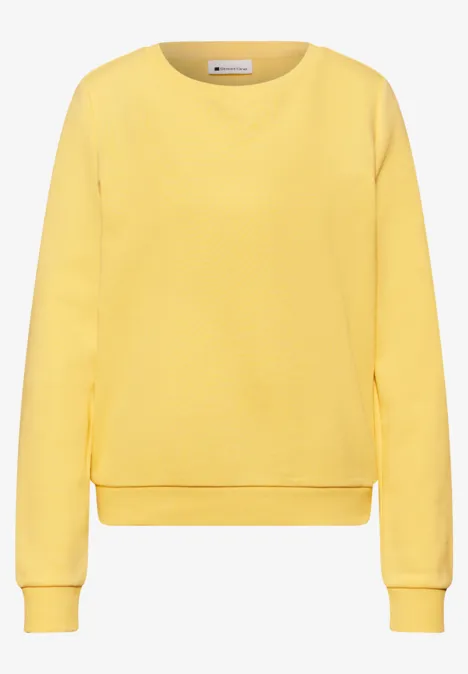 Basic Sweatshirt bloom yellow Basic Sweatshirt bloom yellow