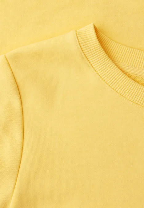 Basic Sweatshirt bloom yellow Basic Sweatshirt bloom yellow