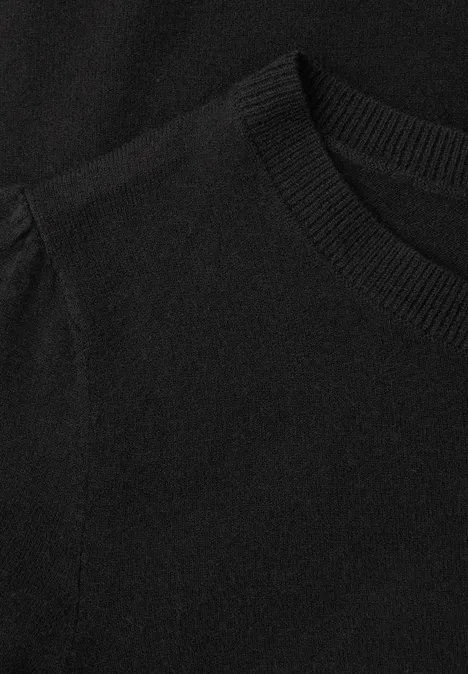 Pullover in Unifarbe Black