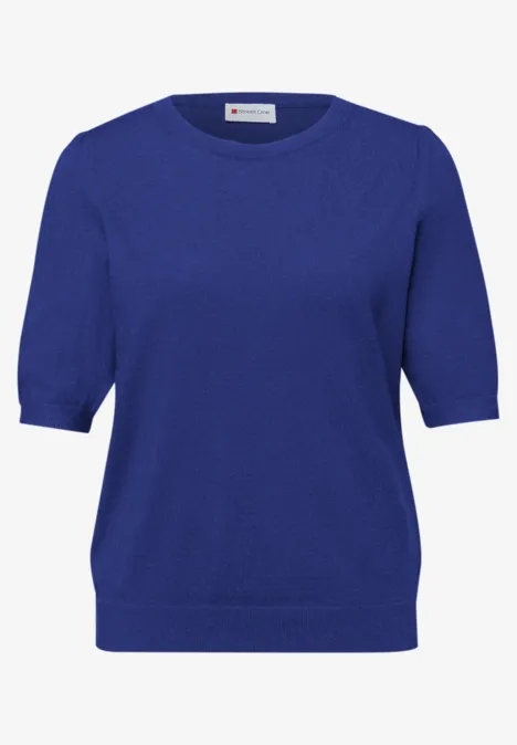 Trui in effen kleur amparo blue Trui in effen kleur amparo blue