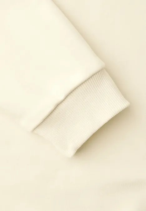 Hoodie in effen kleur soft beige