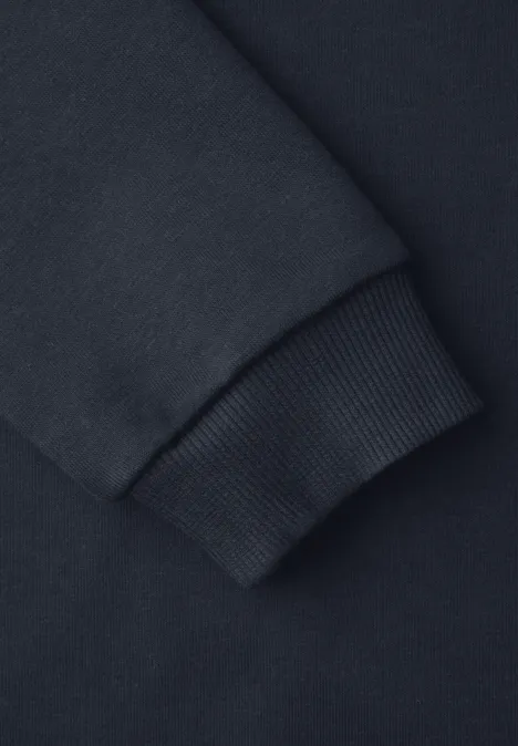 Hoodie in effen kleur shadowed navy Hoodie in effen kleur shadowed navy