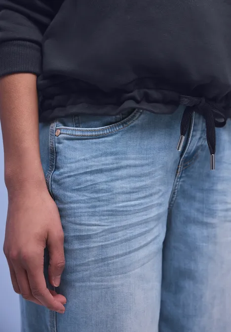 Hoodie in effen kleur shadowed navy Hoodie in effen kleur shadowed navy