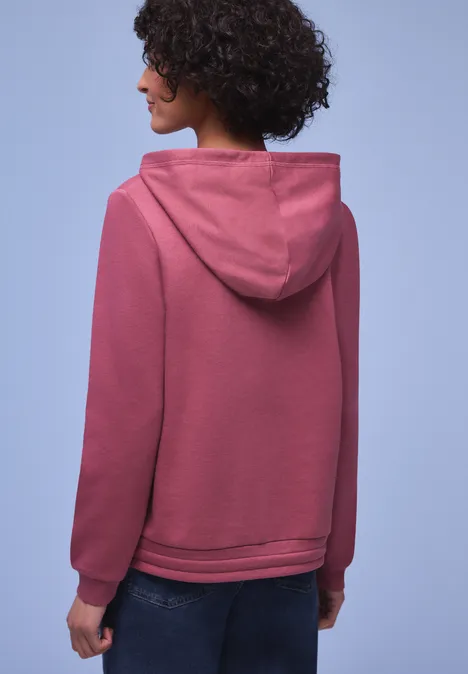 Hoodie in effen kleur dark clouded blush Hoodie in effen kleur dark clouded blush