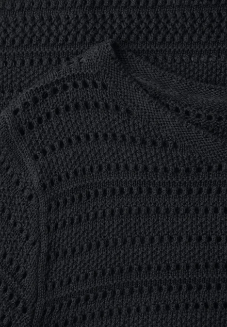 Langarm Pullover mit U-Boot-Ausschnitt shadowed navy Langarm Pullover mit U-Boot-Ausschnitt shadowed navy