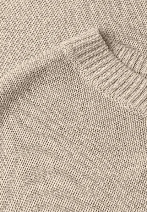 Pull-over avec encolure en U clay sand