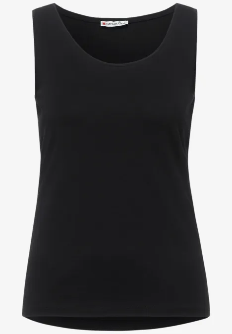 Effen top Black