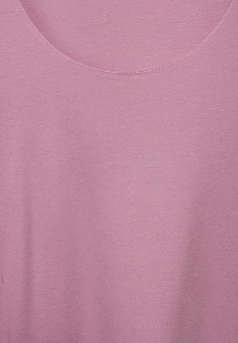 Overhemd in effen kleur sunrise pink