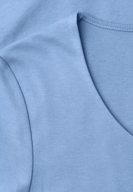 Basic Shirt met 3/4 mouwen null