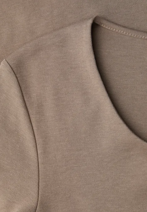 T-shirt basique à manches 3/4 null