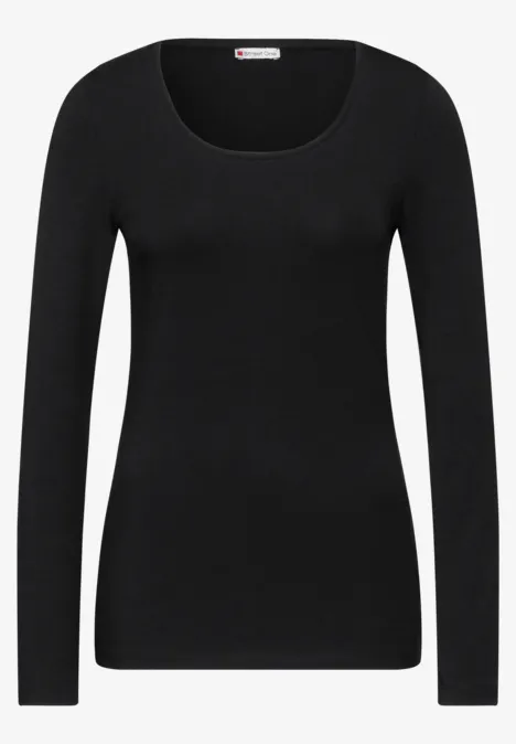 Basic Longshirt Black Basic Longshirt Black