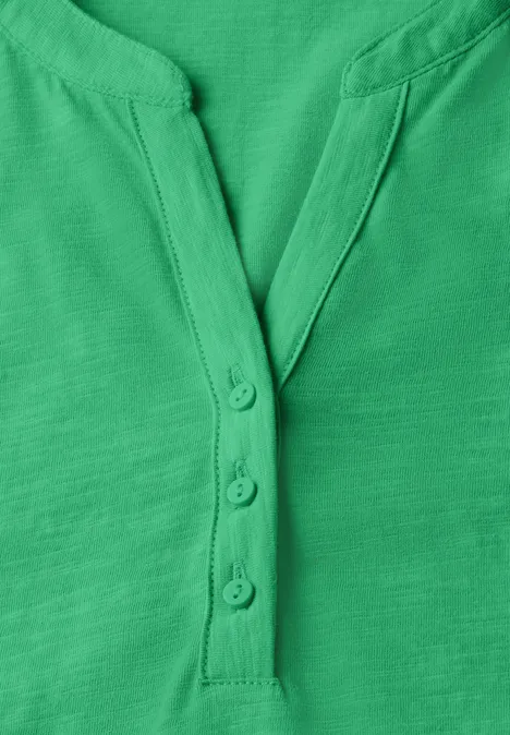 Jersey Shirt im Tunika-Look tendril green