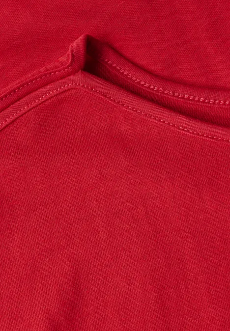 T-shirt avec encolure en U glory red