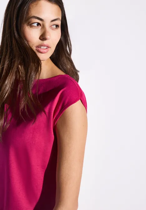 T-shirt avec encolure en U juicy berry