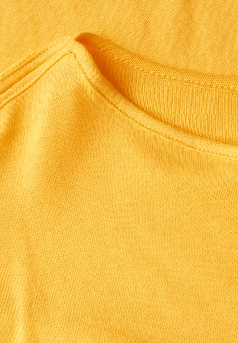 Shirt mit U-Boot-Ausschnitt marigold yellow