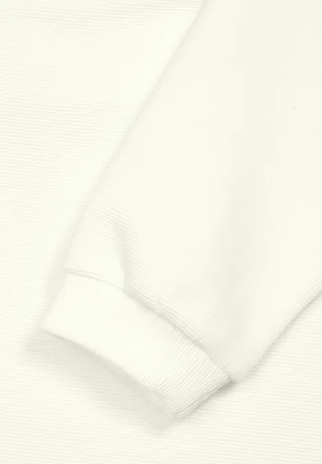 Feines Langarmshirt lucid white