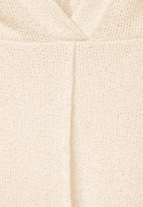 Hoodie Strick Shirt lucid white