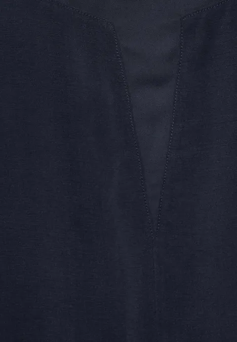 Cupro T-Shirt deep blue