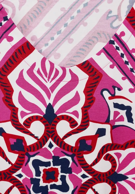 Débardeur en jersey avec imprimé magnolia pink