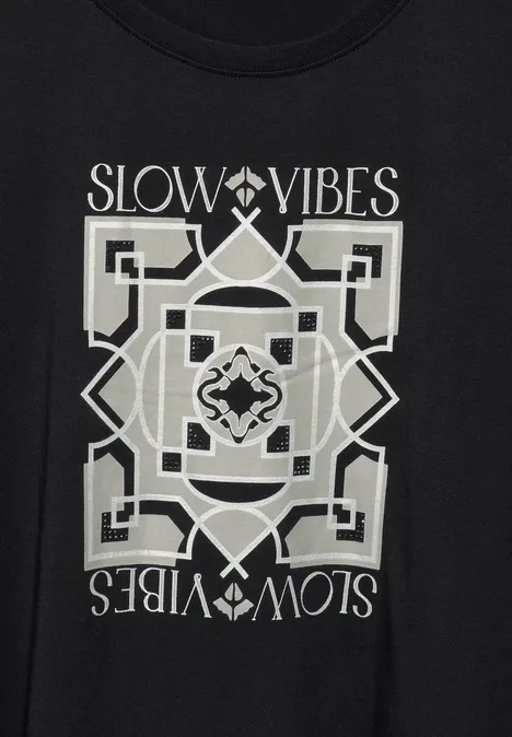 Print T-Shirt Black