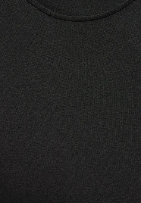 Top mit Cut Out Black Top mit Cut Out Black