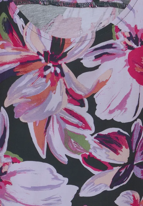 Materialmix T-Shirt magnolia pink
