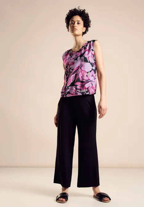 Top mit Print magnolia pink
