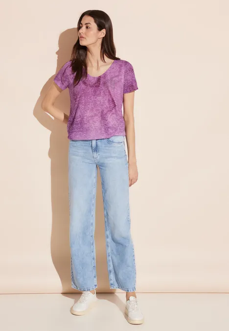 T-Shirt mit Farbverlauf magnolia pink