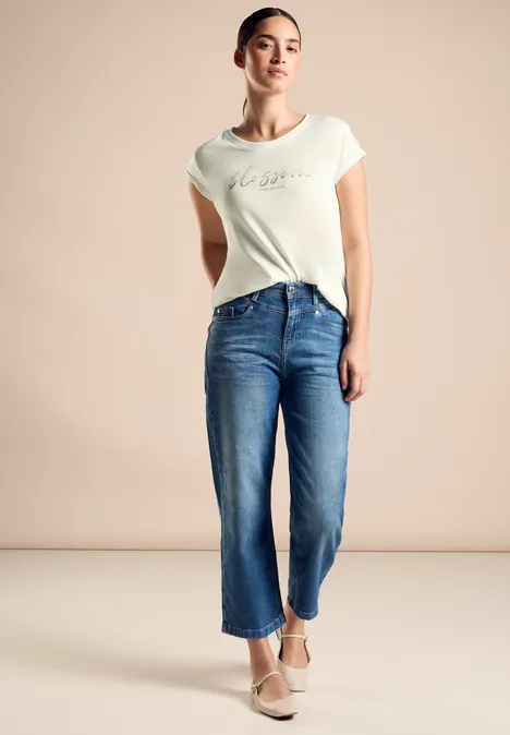 Koszulka z nadrukiem z przodu off white