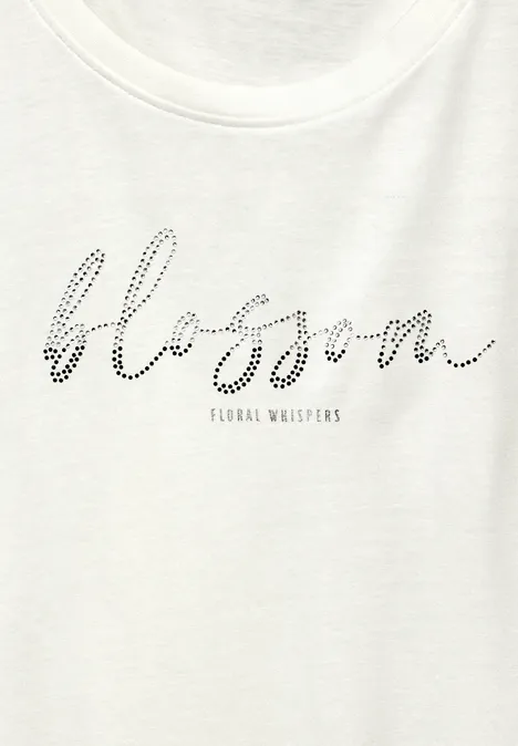 Koszulka z nadrukiem z przodu off white