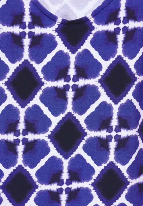 Top mit Print violet blue