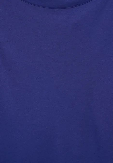 Top mit Bändern violet blue