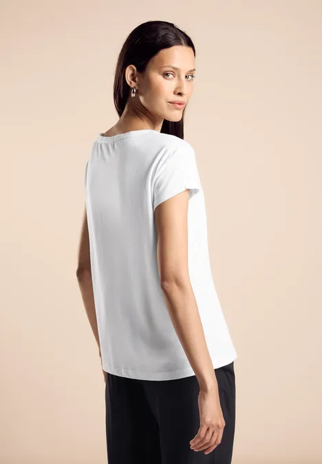 T-Shirt mit Print White T-Shirt mit Print White