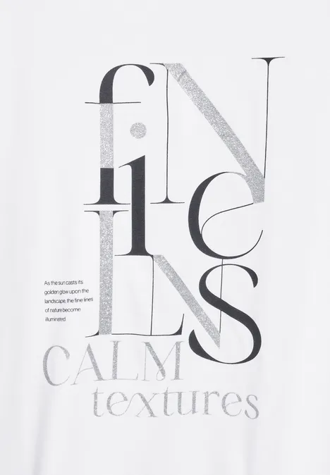 T-Shirt mit Print White T-Shirt mit Print White