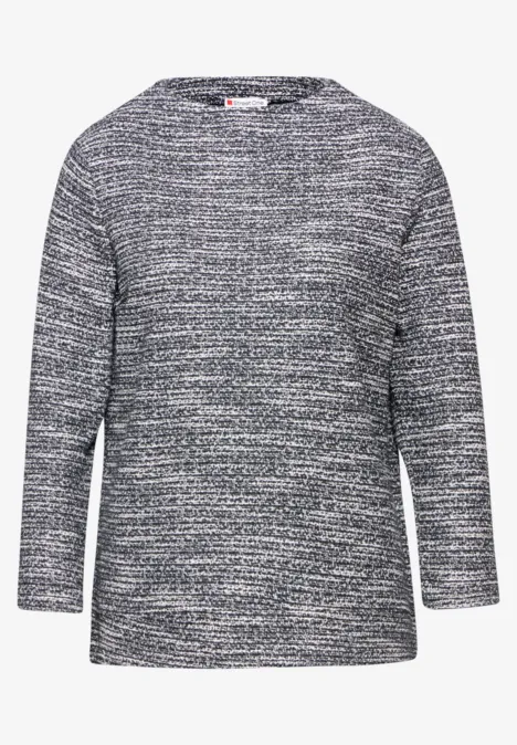 Bouclé Shirt Black