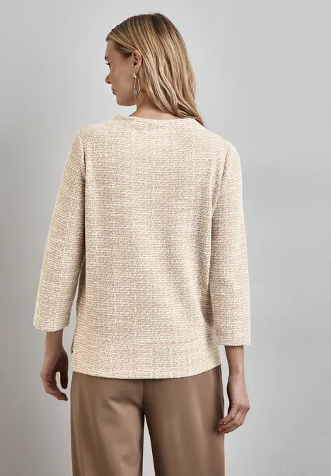 Bouclé Shirt lucid white