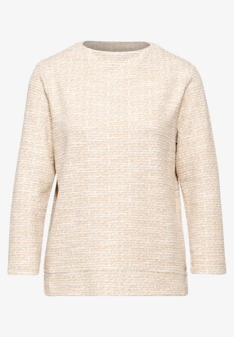 Bouclé Shirt lucid white
