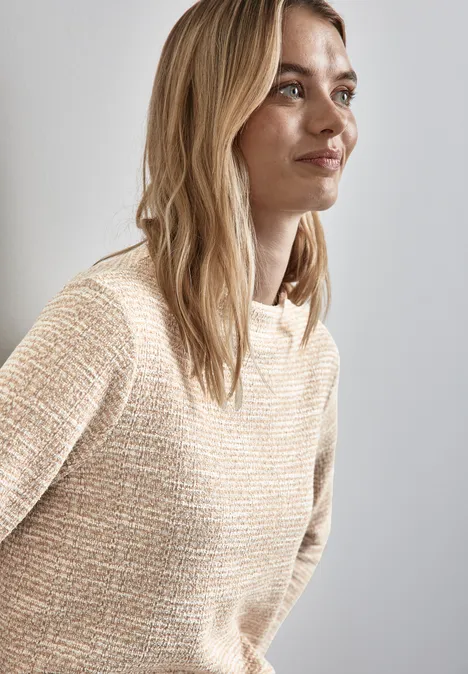 Bouclé Shirt lucid white