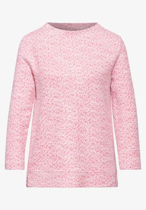 Bouclé Shirt autumn red