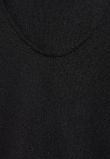 Shirt mit 3/4-Arm Black Shirt mit 3/4-Arm Black