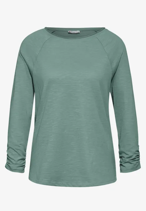 Shirt mit 3/4-Arm seafoam green
