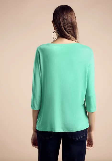 Rundhals-Shirt candy mint