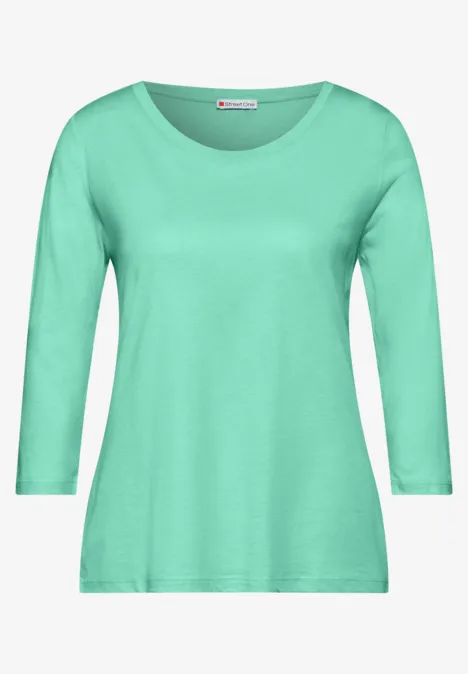 Rundhals-Shirt candy mint