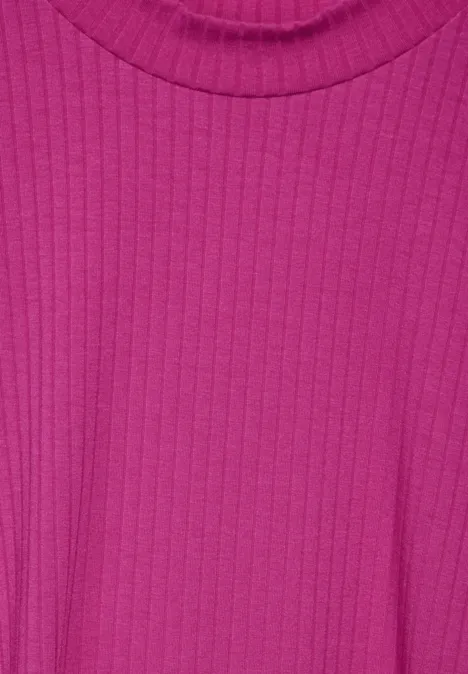 Top mit Turtleneck royal fuchsia